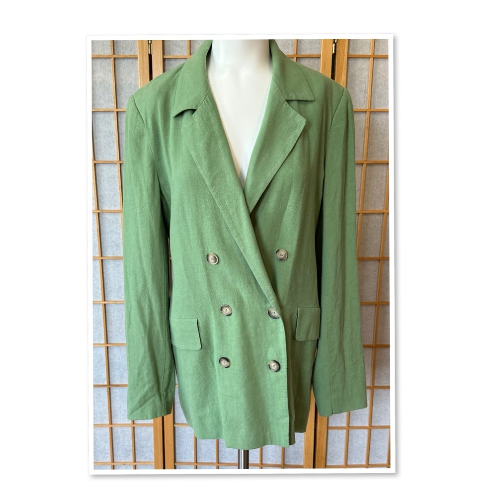 Free People Sage Olivia Linen Blazer - Picture 3 of 13